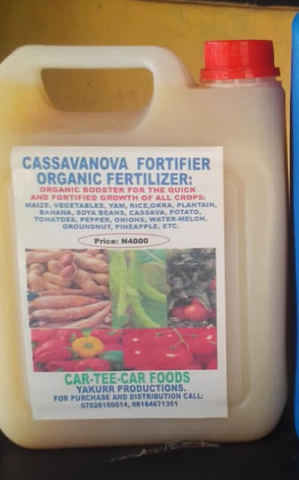 Organic Fertilizer From Cassava WasteWater